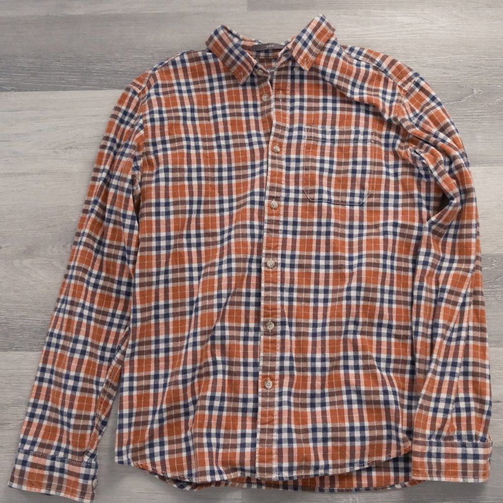 Eddie Bauer Eddie's Favourite Flannel Shirt Slim Fit Large